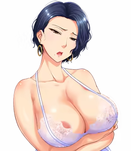 Page 195 of Tsuma no Haha -Gouman Onna Shachou to Doukyo no Hibiv- Motomiya Kinue character CG - preview thumbnail