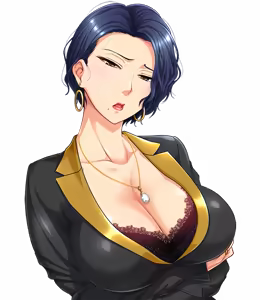 Page 219 of Tsuma no Haha -Gouman Onna Shachou to Doukyo no Hibiv- Motomiya Kinue character CG - preview thumbnail