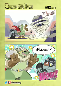 Page 8 of Dragon With Horns Vol. 1 - preview thumbnail