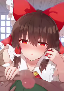 Page 16 of Okuchi de Okoshite kureru Reimu-san - preview thumbnail