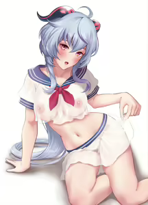Page 14 of Sailor Fuku Ganyu - preview thumbnail