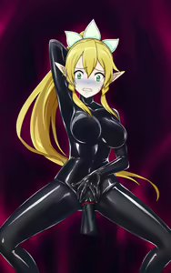 Page 28 of Asuna and Leafa's mask brainwashing - preview thumbnail