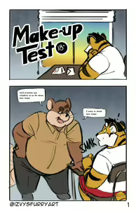 Meke-Up Test - [ F ] DE FURRY — hentai manga cover on Fhentai