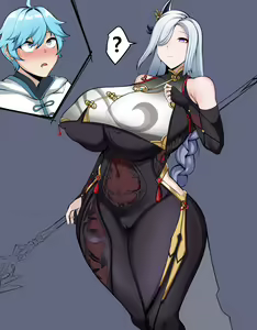 Shenhe (decensored) — hentai manga cover on Fhentai