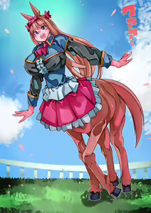 Page 47 of Kyousou Uma Musume-chan wa Ecchi de Hayaku natte Centaur Musume de GI o Seisu - preview thumbnail