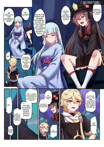 Page 16 of The Traveler's Wives Hu tao & Kamisato Ayaka - preview thumbnail