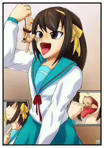 Page 2 of Haruhi Vore - preview thumbnail