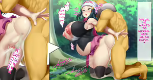 Page 38 of Hikari no Shikyuu wa Master Ball!! Jutai Hokakuritsu 100% Haramasarete mo Daijoubu! | Dawn's Womb Is A Master Ball!! Even As She Gets Impregnated With 100% Impregnation Capture Rate, She's Fine! - preview thumbnail