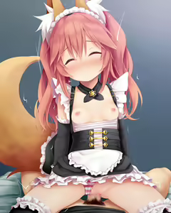 Page 2 of Maid Fuku no Loli Tamamo-chan ni Semeraremashita - preview thumbnail