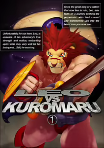LEO VS KUROMARU 1 (uncensored) — hentai manga cover on Fhentai