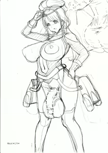 Page 37 of Futanari Rakugaki Plus - preview thumbnail