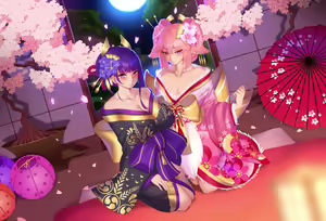 Ei and Miko — hentai manga cover on Fhentai