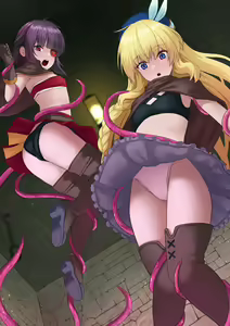 Airisu & Megumi Jikan Teishi Shokushu Zeme — hentai manga cover on Fhentai
