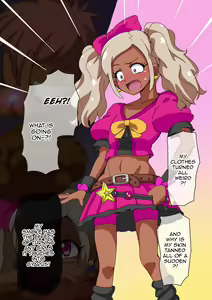 Page 4 of mega W magical girl comic - preview thumbnail