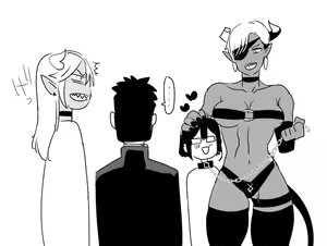 Page 10 of Futanari Akuma-san x Fubin Kawaii-chan - preview thumbnail
