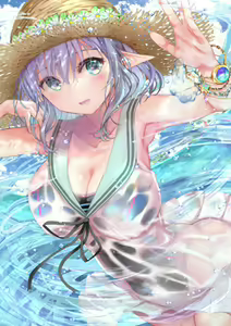 Page 2 of Nuresuke Sailor OnePi x Kyouei Mizugi x Mizu o Ayatsuru Elf-san - preview thumbnail