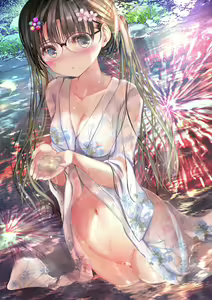 Page 3 of Inaka no Kawabe x Hanabi Taikai x Nuresuke Yukata x Kyouei Mizugi - preview thumbnail