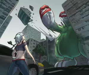 Page 5 of 【ArsonicHawt】奥特少女阿丽斯 VS 史莱姆毒气怪兽 - preview thumbnail