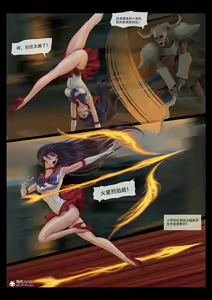 Page 4 of sailor mars final battle part1 中文 - preview thumbnail