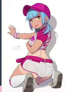 Page 24 of Tanned Girl Blue Hair #2 - preview thumbnail