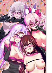 Page 23 of 4-nin no Echi-teki na Megane-tachi - preview thumbnail