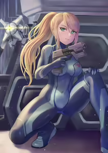 Samus Aran of Metroid — hentai manga cover on Fhentai