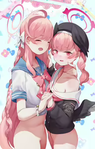 Page 11 of Haru yo Hana yo ~Hanako to Koharu ga Nariyuki de, Les Ecchi suru Manga~ - preview thumbnail