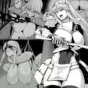 Toraware no Onna Kishi, Kairaku Nku Ningyou ni Sareru | 사로잡힌 여기사, 쾌락 육인형이 되다 — hentai manga cover on Fhentai