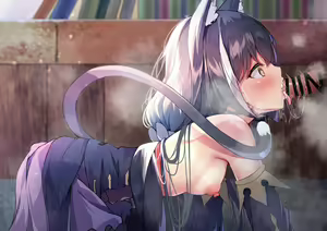 Page 2 of sknk10 Kyaru-chan no Hatsujouki Fella - preview thumbnail