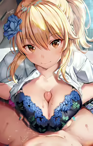 Gakusei Jidai no Kinpatsu Gal Onee-sama — hentai manga cover on Fhentai