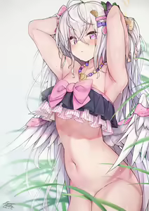 Page 3 of Swimsuit Azusa Wet / Underlook, Nipple - preview thumbnail
