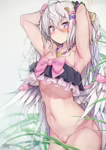 Page 6 of Swimsuit Azusa Wet / Underlook, Nipple - preview thumbnail