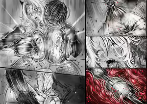 Page 161 of Z.DK Space Girl Defeated Kinky 02-Sketch Completed - preview thumbnail