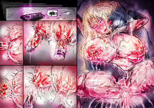 Page 316 of Z.DK Space Girl Defeated Kinky 02-Sketch Completed - preview thumbnail