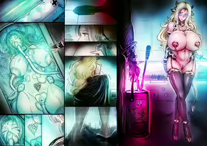 Page 339 of Z.DK Space Girl Defeated Kinky 02-Sketch Completed - preview thumbnail