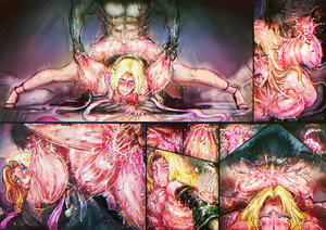 Page 377 of Z.DK Space Girl Defeated Kinky 02-Sketch Completed - preview thumbnail