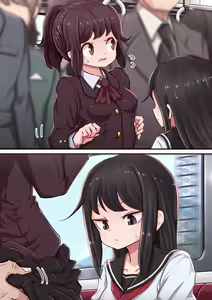 Page 18 of Asa no Manin Densha - preview thumbnail