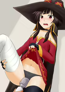 Page 16 of Megumin ga 1-nichi 1-kai Ero OK o Jouken ni Isourou Shite Kita Hanashi 27 - preview thumbnail