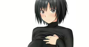 Nanasaki Ai Turtleneck, Jeans Pants, Mizugi, Lingerie — hentai manga cover on Fhentai