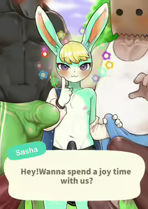 Joy Time with Sasha — hentai manga cover on Fhentai