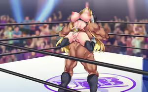 Page 422 of Kanzen Haiboku -WrestleDown- Muhai no Bijyo Wrestler ga Wana ni Hamari Ring-jou de Youshanaku Nando mo Okasareru!! | 완전 패배 -WrestleDown- 무패의 미녀 레슬러가 덫에 빠져 링 위에서 몇 번이고 무참히 범해진다!! - preview thumbnail