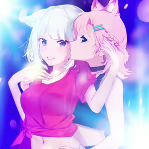 Page 6 of Mosaique Neko Waifus 2 CG - preview thumbnail