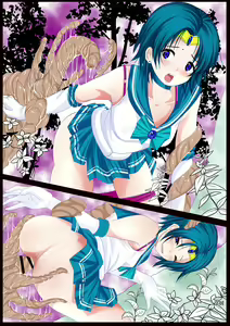 Page 16 of 【宵星ヒカリ】【セーラーマーキュリー】淫蟲に卵を植え付けられ淫獣に丸呑みされる - preview thumbnail