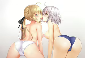 Page 3 of Jeanne d'Arc x Artoria Pendragon - preview thumbnail