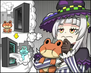 Page 3 of Frog witch uploaded by sura - preview thumbnail