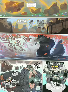 Page 196 of Kung Fu Panda - Dragon Warrior Journeys - preview thumbnail