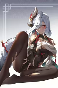 Page 3 of 21冬 12月 01 Shenhe（差分12枚+线稿） - preview thumbnail