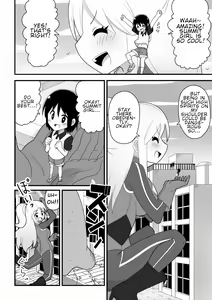 Page 4 of Kyodai Henshin Hero Onee-san no Sentou Suit ni Shounen ga Haicchatta Hanashi | Boy Enters an Older Girl's Giant Transforming Heroine Battle Suit - preview thumbnail