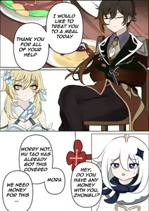 Page 2 of Contract - A Hu Tao x Zhongli Hentai Comic - preview thumbnail