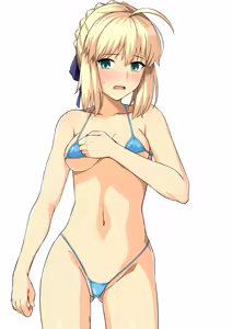 Page 42 of Saber-san Towel Ichi-mai Otokoyu e - preview thumbnail